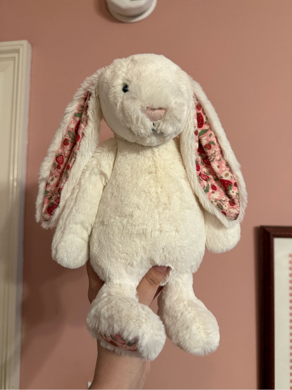 Jellycat Blossom Cream Bunny 'Berry'